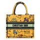 Dior Book Tote Yellow, Multicolor