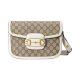 GUCCI Hand Bag Clutch Bag GG Leather Beige