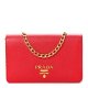 Prada Saffiano Lux Chain Wallet High Quality Reps