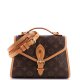 Louis Vuitton Brown Canvas Coated Top Handle Bag