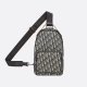Dior Mini Rider Sling Bag Beige And Black Dior Oblique Jacquard