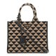 Prada Symbole embroidered fabric handbag
