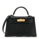 Hermes Epsom Mini Kelly Sellier 20 Etoupe handbag