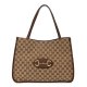 Gucci Monogram Horsebit 1955 Tote Bag