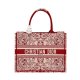 Dior 3D Book Tote Red, White