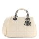 Dior Calfskin Cannage The Lady 95.22 White