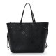 Louis Vuitton Neverfull MM Tourterelle Black