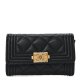Chanel Boy Flap Card Holder Wallet Small