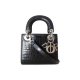 Dior Lady Dior Alligator Bag Black