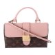 Louis Vuitton 2021 Monogram Locky BB Top Handle Bag – Brown & Pink Coated Canvas