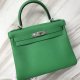 Hermes Kelly 25 Togo Handbags in Bamboo