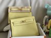 Hermes Kelly 25 Togo Handbags in Jaune Poussin