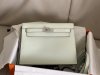 Hermes Kelly 25 Togo Handbags in Gris neve