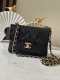 Chanel 1998 Vintage CF Black Mini Flap Chain Bag