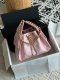 CHANEL 25C Hobo Handbag?Grained Calfskin & Gold-Tone Metal White