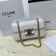 Celine Triomphe Canvas Chain Shoulder Bag Tan