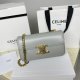 Celine Triomphe Canvas Chain Shoulder Bag Tan