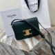 Celine Triomphe Canvas Chain Shoulder Bag Tan
