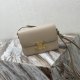 Celine Triomphe Canvas Chain Shoulder Bag Tan
