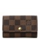 Louis Vuitton 6 Key Holder Damier Graphite Brown