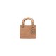 Dior Crocodile Mini Lady Dior Bag Brown