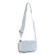 Louis Vuitton Calfskin Bubblegram Wallet On Strap Ice Blue Small