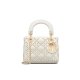 Dior Lady Dior Bag White