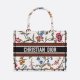 Dior Book Tote White, Multicolor