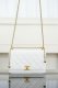 chanel 25s woc white shiny Calfskin gold hardware