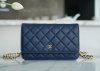 chanel woc dark blueCaviar calfskin? gold hardware