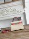 Hermes Mini Kelly II Handbag in Craie and Rose Azalee