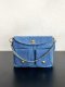 chanel 25p Double Pocket hobo bag blue Denim Quilted gold hardware
