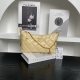 chanel 25s hobo bag Gold Coin light yellow shiny lambskin gold hardware