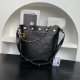 chanel 25p hobo bag black calfskin leather gold hardware