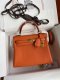 Hermes Kelly 25 Togo Handbag in Orange