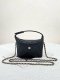 chanel 25c hobo bag black Caviar calfskin?gold hardware
