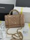 chanel 24b twist handle woc apricot shiny lambskin gold hardware