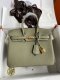 Hermes Birkin 25 30 35 Togo Handbag in Sauge