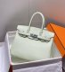 Hermes Birkin 25 30 35 Togo Handbag in Vert Fizz
