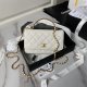 chanel 24a Braided handle woc white Caviar calfskin gold hardware