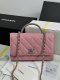 chanel 25p Enamel handle woc pink Caviar calfskin sliver hardware chanel 25p Enamel handle woc pink Caviar calfskin sliver hardware