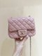 chanel cf cherry blossom pink shiny lambskin gold hardware chanel cf cherry blossom pink shiny lambskin gold hardware