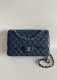 chanel cf navy Caviar calfskin sliver hardware chanel cf navy Caviar calfskin sliver hardware