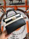 Hermes Mini Kelly II Chevre Handbag in Noir Golden Haredware Hermes Mini Kelly II Chevre Handbag in Noir Golden Haredware