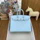 Hermes Birkin 25 30 35 Epsom Sellier Handbag in Bleu Zephyr Hermes Birkin 25 30 35 Epsom Sellier Handbag in Bleu Zephyr
