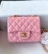 chanel mini cf pink shiny lambskin gold hardware chanel mini cf pink shiny lambskin gold hardware