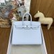 Hermes Birkin 25 30 35 Epsom Sellier Handbag in Blue pale Hermes Birkin 25 30 35 Epsom Sellier Handbag in Blue pale