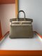 Hermes Birkin 25 Lizard Handbag in Sauge