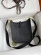 Hermes Taurillon Clemence Evelyne TPM Noir