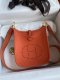 Hermes Taurillon Clemence Evelyne TPM Orange